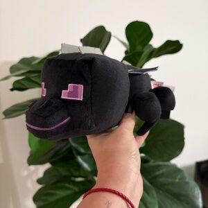 Minecraft Ender Dragon Plush Black Purple 10–12"